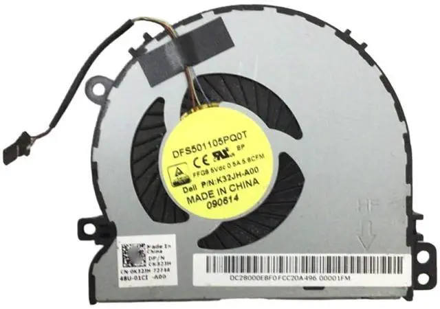 Main image of CPU Cooling Fans Suitable for Dell Latitude 14 E3450 E3550 3450 3550 P51G Series Laptop Cooler Fan 0K32JH DFS501105PQ0T FFG8 5V 0.5A 4 PIN