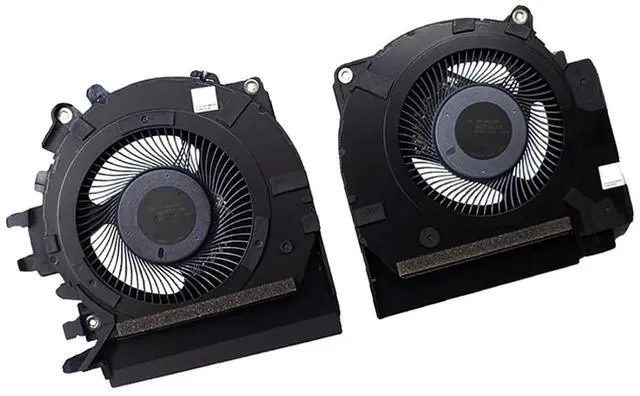 Alt view image 2 of 5 - CPU GPU Cooling Fans Suitable for HP Envy 15-EP 15T-EP TPN-Q237 Series Laptop Cooler Fan 5V 0.5A 4 PIN ND85C24-19J11 M04776-001 ND85C25-19J12 M04777-001 (CPU+GPU)