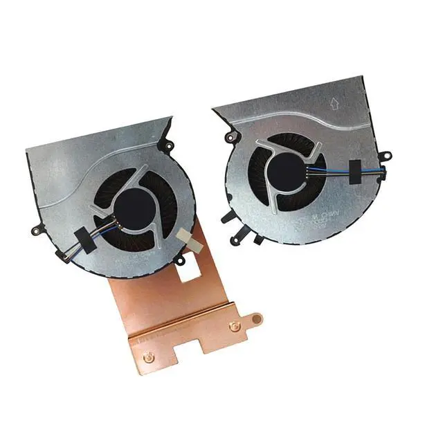 Alt view image 4 of 5 - CPU GPU Cooling Fans Suitable for HP Omen 3 4 Plus 17-CE 17-an TPN-Q195 17-CE1013DX 17-AN101TX 17-AN012DX 17-AN013TX 17-AN014TX Series Laptop Cooler Fan 5V 0.5A 4 PIN 931576-001 931577-001 (CPU+GPU)