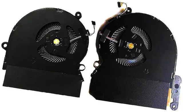 Main image of CPU GPU Cooling Fans Suitable for HP Spectre X360 15.6" 15-DF TPN-Q213 i7-8750H Series Laptop Cooler Fan 5V 0.5A 4 PIN ND85C07-18C13 L41485-001 ND85C07-18C14 L41484-001 (CPU+GPU)