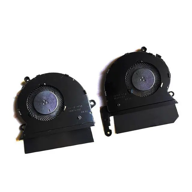 Alt view image 2 of 5 - CPU GPU Cooling Fans Suitable for HP Spectre X360 15.6" 15-DF TPN-Q213 i7-8750H Series Laptop Cooler Fan 5V 0.5A 4 PIN ND85C07-18C13 L41485-001 ND85C07-18C14 L41484-001 (CPU+GPU)