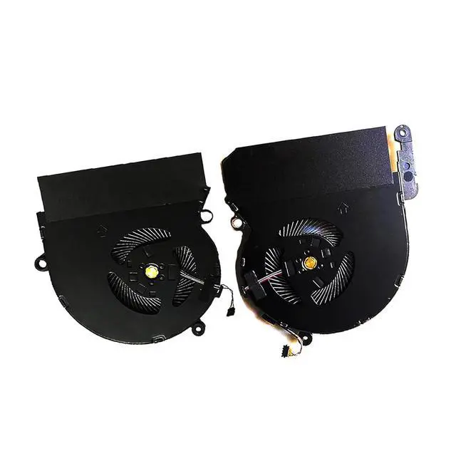 Alt view image 4 of 5 - CPU GPU Cooling Fans Suitable for HP Spectre X360 15.6" 15-DF TPN-Q213 i7-8750H Series Laptop Cooler Fan 5V 0.5A 4 PIN ND85C07-18C13 L41485-001 ND85C07-18C14 L41484-001 (CPU+GPU)