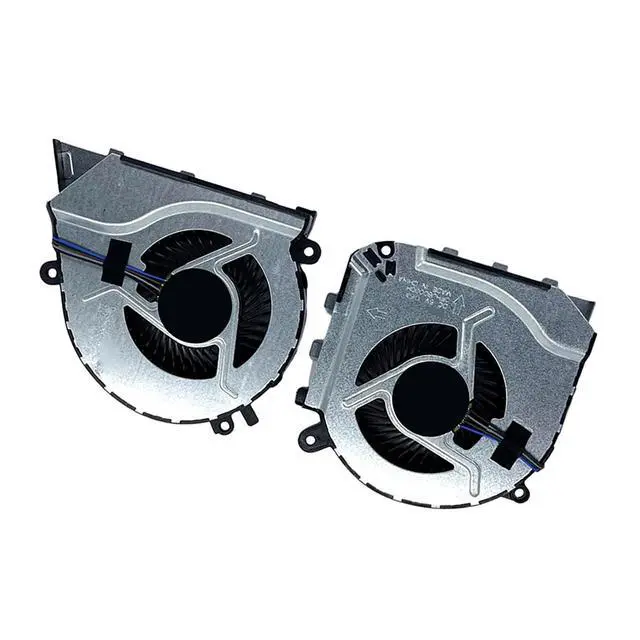 Alt view image 4 of 5 - CPU GPU Cooling Fans Suitable for HP Omen 2 Plus 17-W TPN-Q174 17-W010NG 17-W043DX 17-W102NL 17-W102NS 17-W103NF 17-W119TX 17-W206TX 17-W205TX Series Laptop Cooler Fan 5V 0.5A 4 PIN (CPU+GPU)