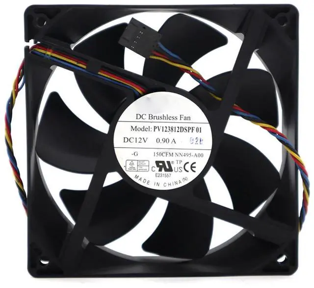 Main image of 120MM DC12V 0.90A 10.8W PV123812DSPF 01 Speed 3500RPM 12038 12CM Motherboard PMW Speed Control Silent Fan 120 * 120 * 38mm 5pin