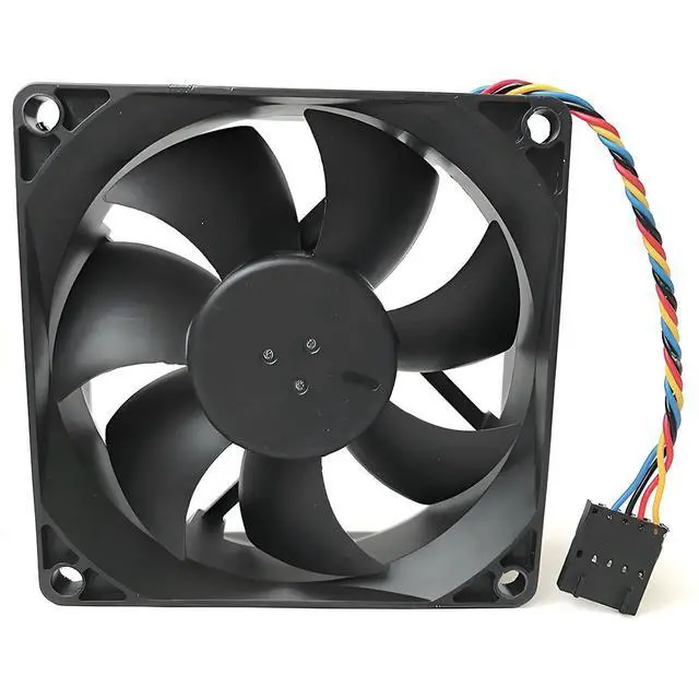 Alt view image 2 of 7 - 80mm Fan DC12V 0.60A 7.2W PVA080G12H -P00 Speed 5000RPM 8025 Computer CPU, Video Card Cooling Fan 80 * 80 * 25mm 5pin