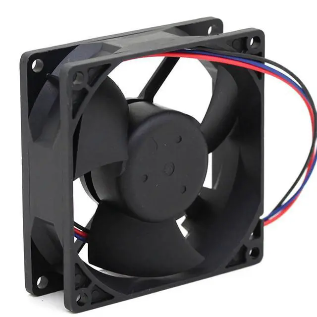 Alt view image 7 of 7 - 80MM DC12V 0.42A 5.04W 8025 EFB0812EH 8CM Inverter, Industrial Control Cabinet Fan Double Balls High Airflow Server Fan 80 * 80 * 25MM Speed 5000RPM (3pin)
