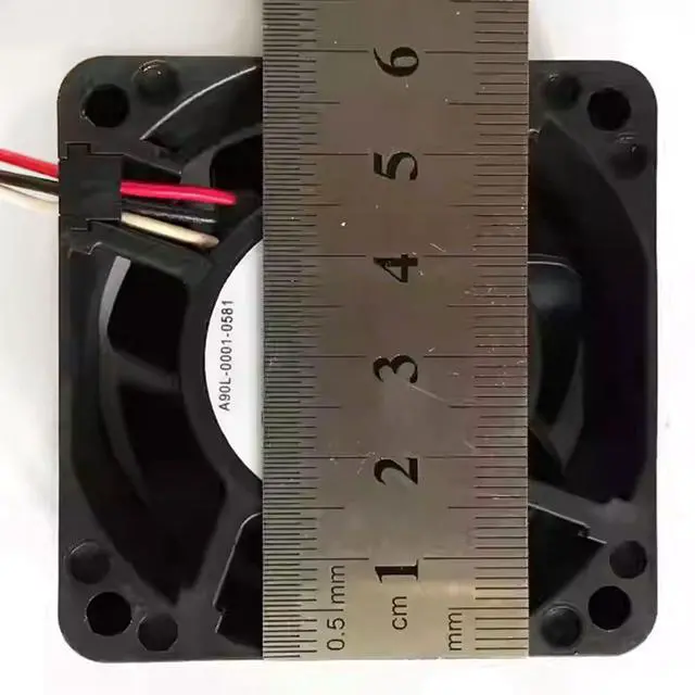 Alt view image 4 of 7 - 60mm Fan DC24V 0.11A 2.64W 6025 2410VL-S5W-B59 Speed 3900RPM A90L-0001-0581 6CM for Fanuc Drive, Amplifier Fan 60 * 60 * 25MM (3pin)