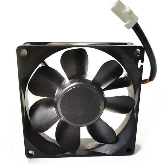 Alt view image 2 of 6 - 80MM Fan DC24V 0.1A 2.4W Double Ball Bearing 8025 80 * 80 * 25MM 9WP0824S4D03 8CM Drive Inverter Waterproof Fan Accessory Speed 3100RPM (3pin)