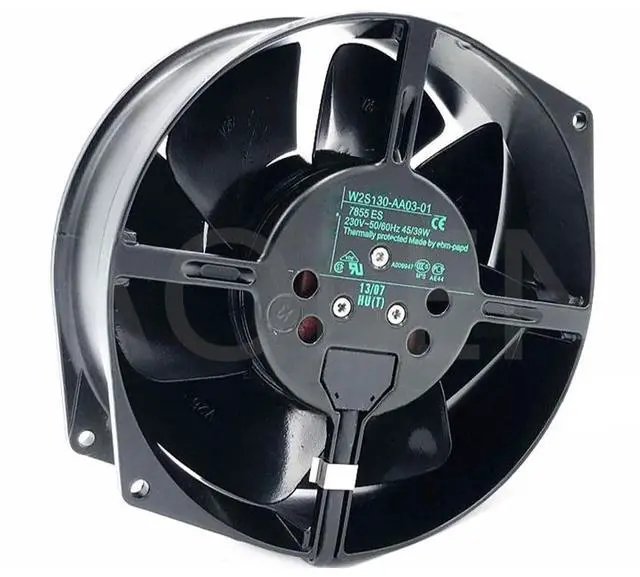 Main image of 150MM AC230V 45W 0.195A W21301-AA03-01 High Temperature Resistant Metal Speed 2800RPM Elevator Accessories Tongli V3F Inverter Fan 172 * 150 * 55mm Power Electrical Cabinet Fan (2pin)