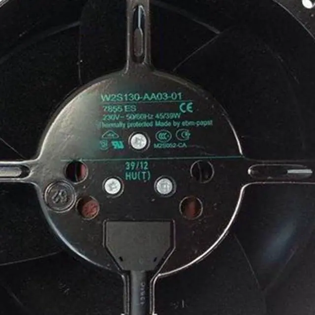 Alt view image 6 of 6 - 150MM AC230V 45W 0.195A W21301-AA03-01 High Temperature Resistant Metal Speed 2800RPM Elevator Accessories Tongli V3F Inverter Fan 172 * 150 * 55mm Power Electrical Cabinet Fan (2pin)