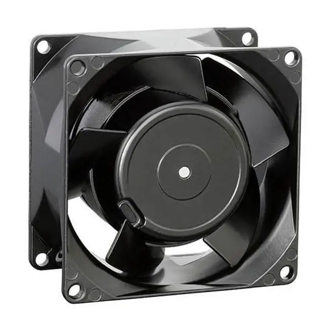Alt view image 3 of 6 - 80MM AC230V 0.07/0.06A 12/11W Server Power Supply Fan Speed 3300RPM for EBMPAPST 8556V 8038 8CM Metal High Temperature Resistant Cooling Industrial Control Cabinet Fan(2pin)