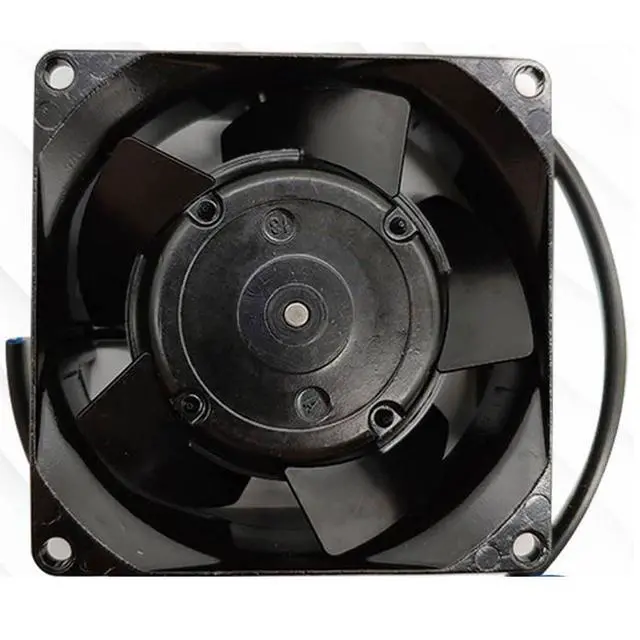 Alt view image 4 of 6 - 80MM AC230V 0.07/0.06A 12/11W Server Power Supply Fan Speed 3300RPM for EBMPAPST 8556V 8038 8CM Metal High Temperature Resistant Cooling Industrial Control Cabinet Fan(2pin)