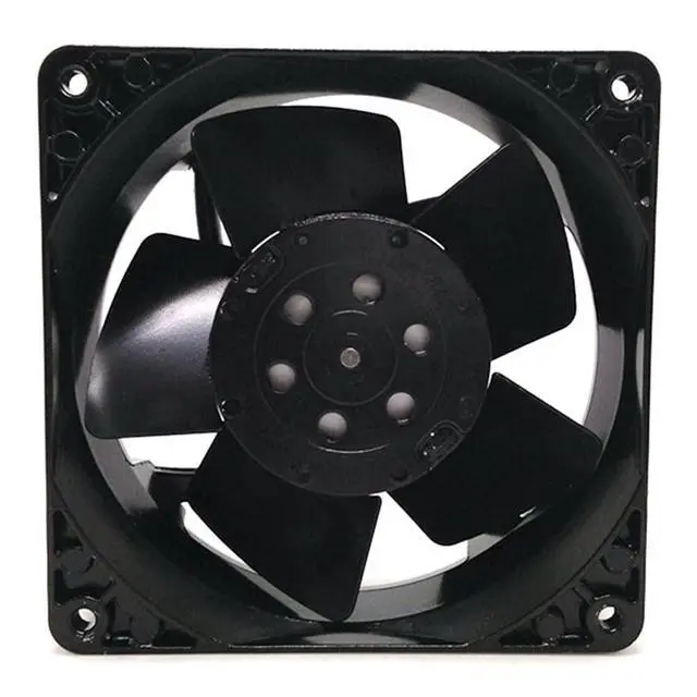 Alt view image 2 of 7 - 120MM Fan DC115V 20W 0.173 TYP 4600N 12038 12CM Double Ball Bearing Metal Axial Flow Cooling Fan 120 * 120 * 38MM (2pin)