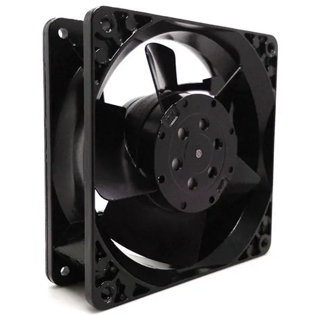 Alt view image 5 of 7 - 120MM Fan DC115V 20W 0.173 TYP 4600N 12038 12CM Double Ball Bearing Metal Axial Flow Cooling Fan 120 * 120 * 38MM (2pin)