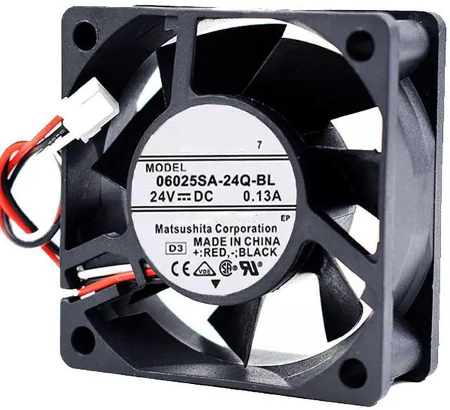 Main image of 60MM Fan DC 24V 0.13A 3.12W 6025 06025SA-24Q-BL Speed 4200RPM 60 * 60 * 25MM 6CM Inverter Drive Fan(3pin)