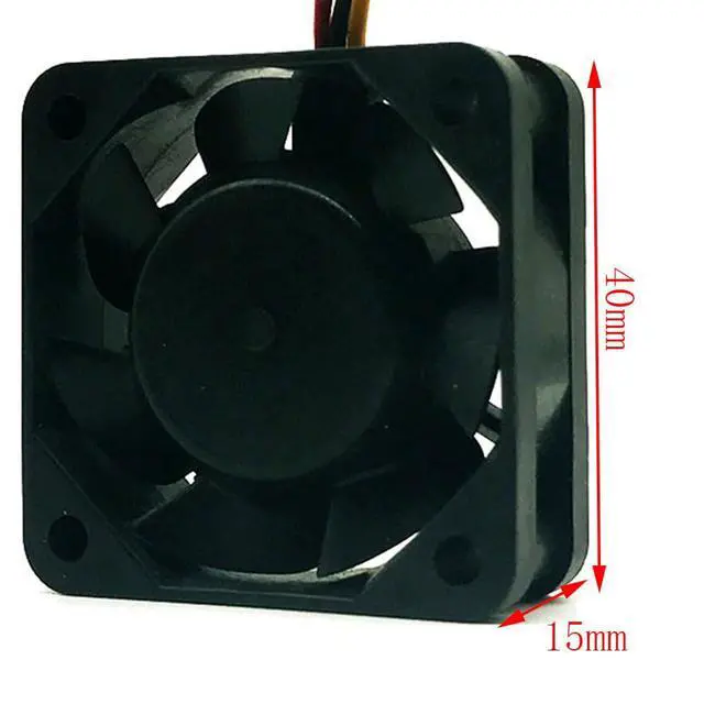 Alt view image 7 of 7 - 40MM Fan DC24V 0.08A 1.92W Double Ball Bearing 4015 109P0424H7D09 4cm Inverter CNC Machine Cooling Fan 40 * 40 * 15MM (3pin)
