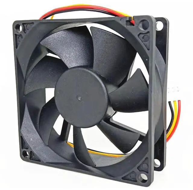 Alt view image 5 of 7 - 80MM DC12V 0.26A 3.12W JF0825S1SAPR 8025 8CM Inverter Fan UPS Power Supply C1K C2K C3K Fan 80 * 80 * 25MM(3pin)