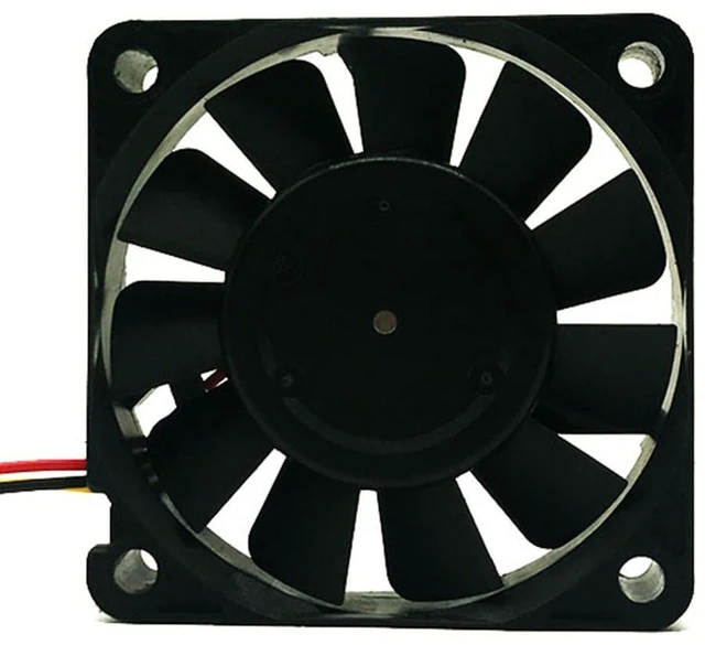 Alt view image 6 of 7 - 60MM Fan DC24V 0.06A 1.44W 109P0624H7D01 6015 6CM Speed 4500RPM 60 * 60 * 15MM Communication Control Power Supply Device System Cooling Fan(3pin)