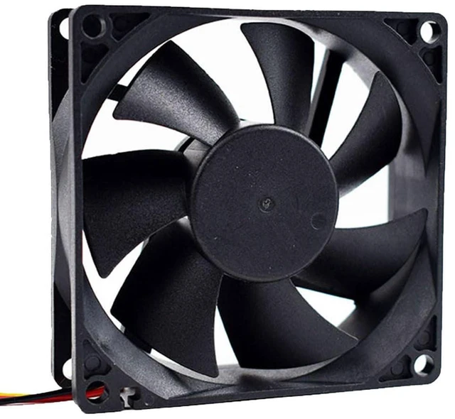 Alt view image 4 of 7 - 80MM DC12V 3.12W 0.26A JF0825S1SAPR 8025 Speed 3200RPM 8CM UPS Uninterruptible Power Supply Fan C1K C2K C3K Fan 80 * 80 * 25MM(3pin)
