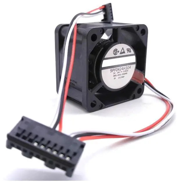 Alt view image 2 of 7 - 40MM DC24V 0.095A 2.3W 9PF0424H304 4028 A90L-0001-0580#B 40 * 40 * 28MM 4CM CNC Machine Fan Industrial Fan 3-Wire 9pin to 6pin