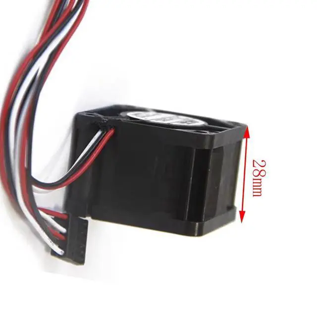 Alt view image 5 of 7 - 40MM DC24V 0.095A 2.3W 9PF0424H304 4028 A90L-0001-0580#B 40 * 40 * 28MM 4CM CNC Machine Fan Industrial Fan 3-Wire 9pin to 6pin