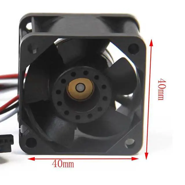 Alt view image 6 of 7 - 40MM DC24V 0.095A 2.3W 9PF0424H304 4028 A90L-0001-0580#B 40 * 40 * 28MM 4CM CNC Machine Fan Industrial Fan 3-Wire 9pin to 6pin