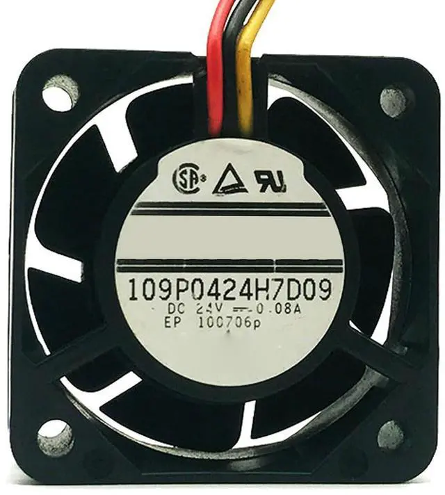 Main image of 40MM DC24V 0.08A 1.9W 109P0424H7D09 Axial Flow Fan 4cm 4015 40 * 40 * 15MM Inverter Cooling Fan (3pin)
