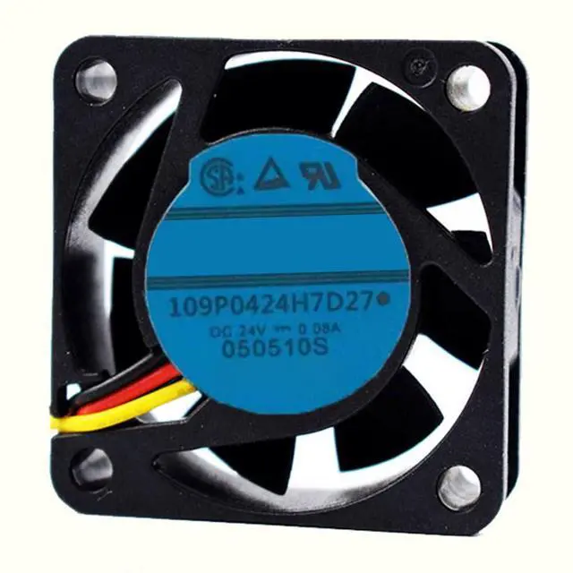 Alt view image 2 of 7 - 40MM DC24V 1.92W 0.08A 109P0424H7D28 DC24V 0.08A Speed 7700RPM CNC Machine Fan 4015 40 * 40 * 15MM 4CM Machine Tool Inverter Fan(3pin)
