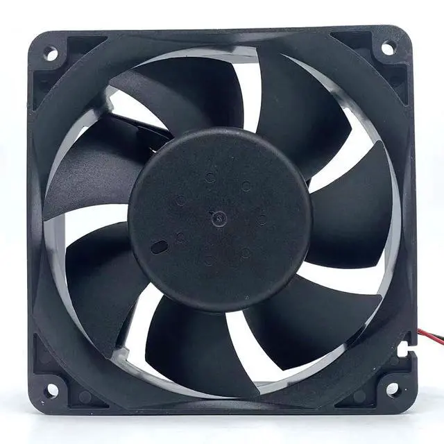 Alt view image 3 of 7 - 120MM Fan DC24V 16.8W 0.70A 1238HH24B-WDB 12CM Robot Controller Cooling Fan 3HAC029105-002 (2-Wire)