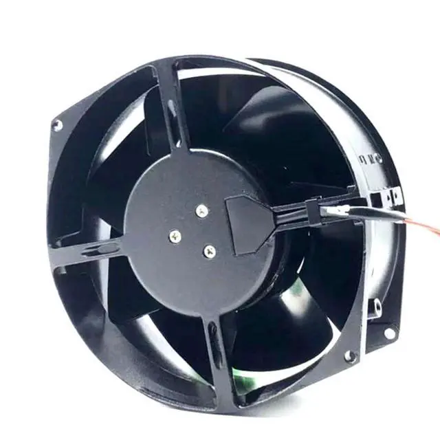 Alt view image 4 of 7 - 170MM Fan AC230V 46/44W 0.30/0.28A 5E-230B 17055 Speed 3100RPM 170 * 150 * 55MM High Temperature Resistant 180°UPS Axial Cooling Inverter Fan 2PIN