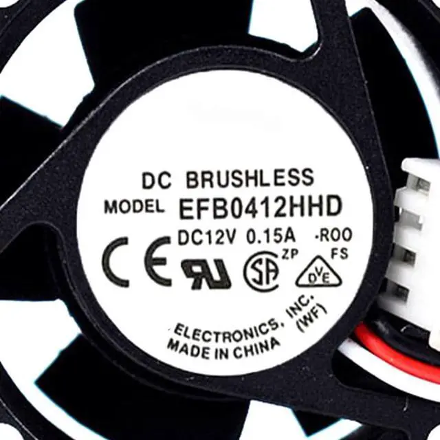 Alt view image 6 of 7 - 40MM Fan DC12V 1.8W 0.15A EFB0412HHD 4020 4CM s5500H3C Switch Cooling Fan Speed 8200RPM 40 * 40 * 20MM