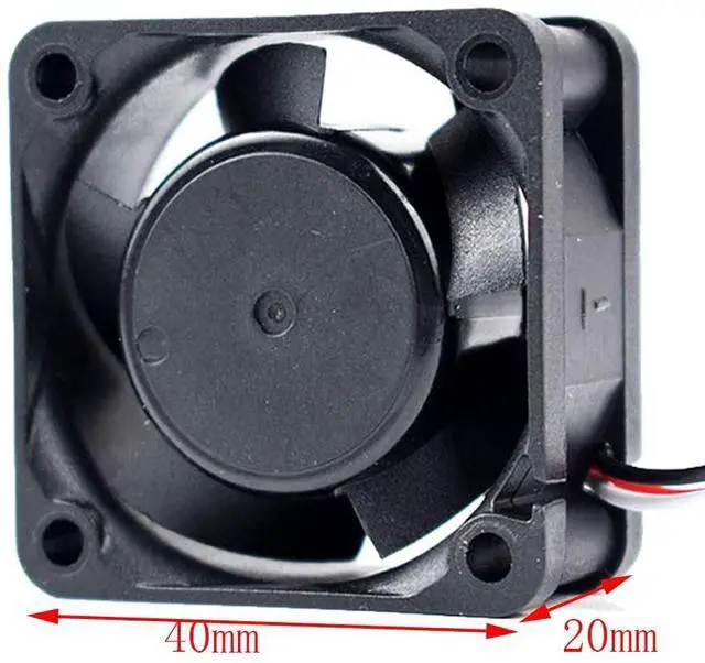 Alt view image 7 of 7 - 40MM Fan DC12V 1.8W 0.15A EFB0412HHD 4020 4CM s5500H3C Switch Cooling Fan Speed 8200RPM 40 * 40 * 20MM