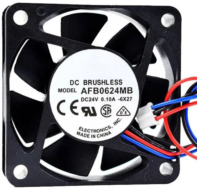 Main image of 60MM Fan DC24V 2.4W 0.10A AFB0624MB Speed 3500RPM 6015 60 * 60 * 15MM 5 Series 7 Series Drive Inverter Cooling Fan(3pin)