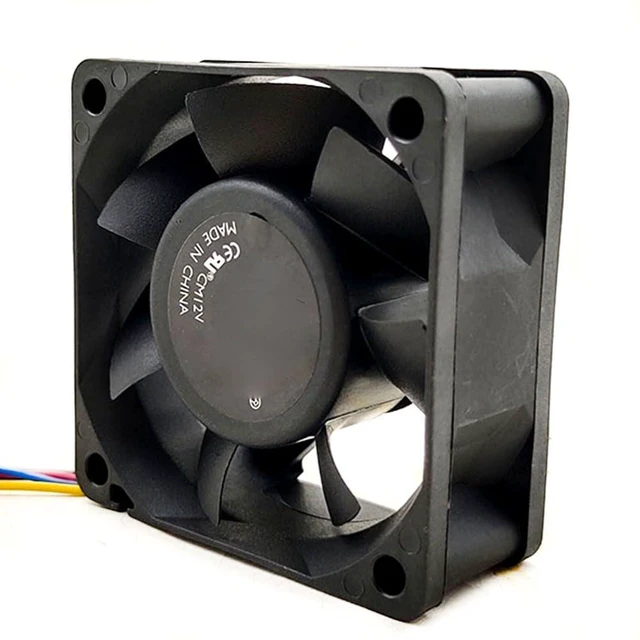 Alt view image 5 of 7 - 60MM Fan DC12V 6.0W 0.5A A6025-60BB-4AP-F1 6025 Speed 6800RPM 60 * 60 * 25mm 6CM PWM Controlled Speed Cooling Fan (4pin)