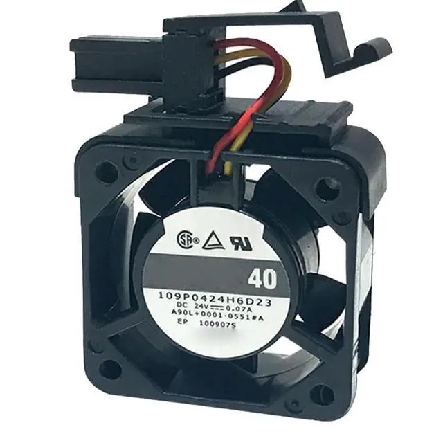 Alt view image 2 of 7 - 40MM DC24V 1.68W 0.07A Ace40 109P0424H6D23 Speed 7400RPM A90L-0001-0551#A 4CM 40 * 40 * 20MM Fanuco Fan Enclosure Fan (3pin)