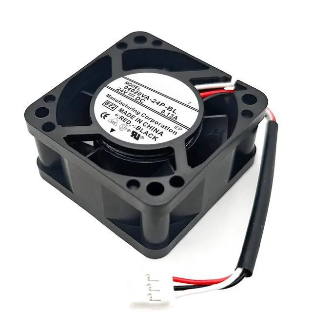 Alt view image 5 of 7 - 40MM Fan DC24V 0.13A 2.4W 04020VA-24P-BL 4CM 4020 7 Series Inverter Drive Fan Speed 9500RPM 40 * 40 * 20MM(3pin)