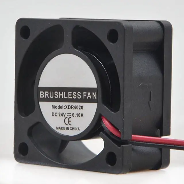 Alt view image 2 of 7 - 40MM Fan DC24V 0.10A 2.4W XDR4020 Speed 8000RPM 40 * 40 * 20MM 4020 Dual Ball Inverter Inverter 3D Printer 4cm Silent Fan(2pin)