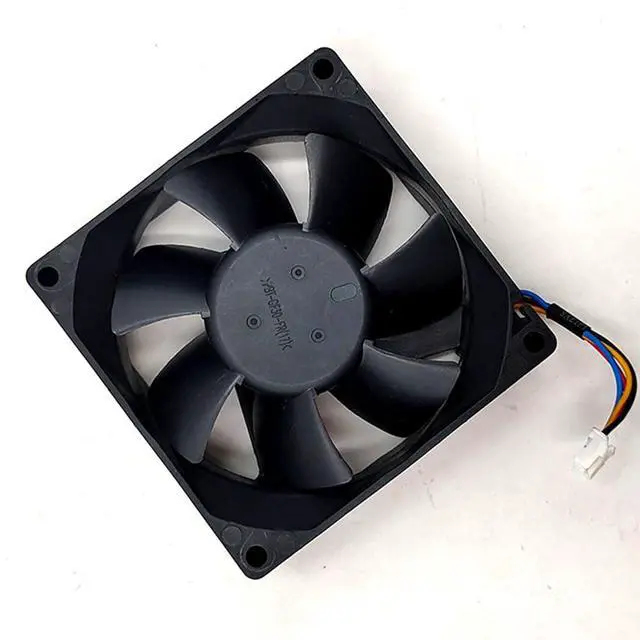 Alt view image 7 of 7 - 80MM DC12V 9.36W 0.78A AFC0812D 8025 80 * 80 * 25MM 8CM Speed 5000RPM Dual Ball Temperature Control Fan del1 Cooling Fan(4pin)