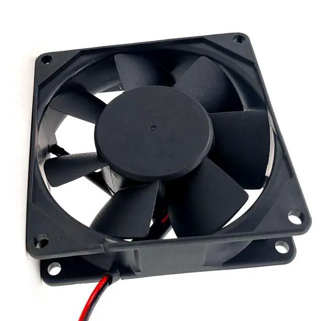 Alt view image 7 of 7 - 80MM Fan 8025 DC12V 3.0W 0.25A AD0812HS-A70GL 8cm Spindle Speed 2500RPM 80 * 80 * 25MM Chassis/Power Supply Cooling Fan(2pin)