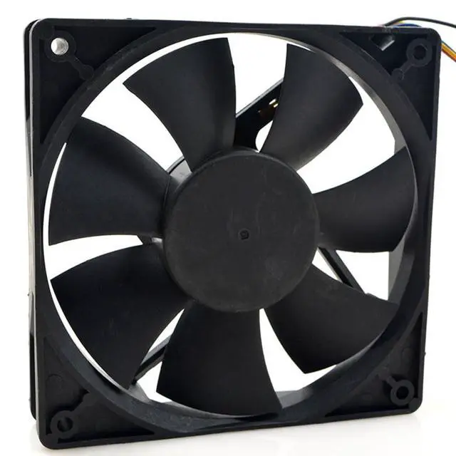 Alt view image 3 of 7 - 120MM Fan DC12V 0.3A 3.6W DA12025B12L P005 12cm 12025120 * 120 * 25MM Speed 2600RPM Silent Temperature Control PWM Fan(4pin)