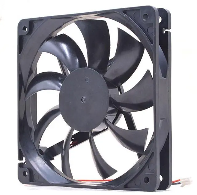 Alt view image 7 of 7 - 120MM DC12V 1.8W 0.15A Power Supply Silent Cooling Fan BDM12020S 12020 Speed 1500RPM 12CM Chassis Thickness 20mm Fan(2pin)