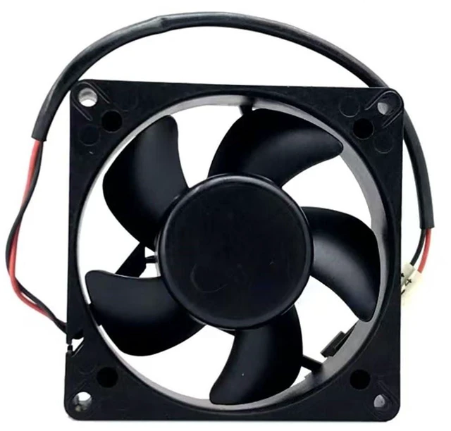 Alt view image 5 of 7 - 80MM Fan DC24V 0.09A 2.1W MD825BM-24 8CM 8025 80 * 80 * 25mm Dual Ball Cooling Fan 2pin