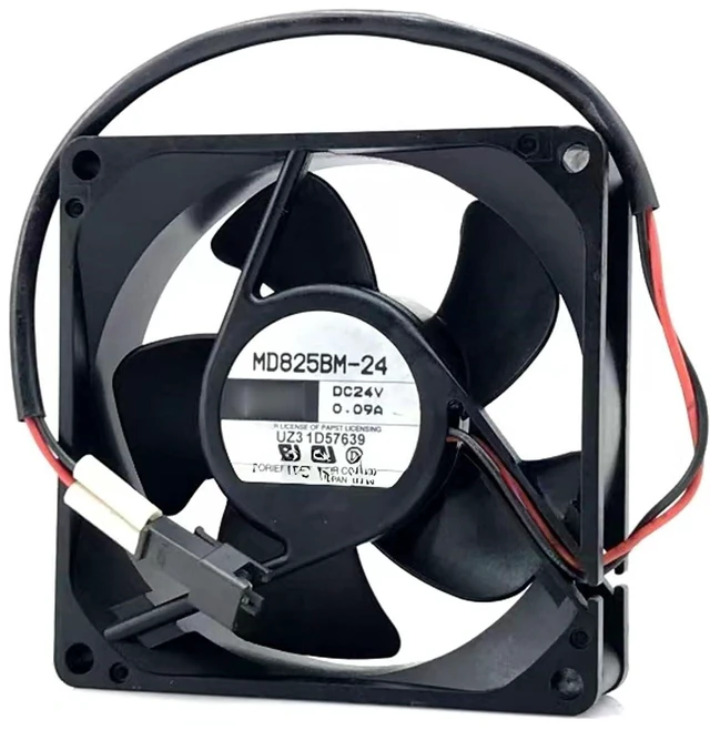 Main image of 80MM Fan DC24V 0.09A 2.1W MD825BM-24 8CM 8025 80 * 80 * 25mm Dual Ball Cooling Fan 2pin