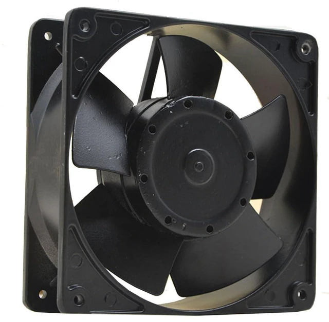 Alt view image 5 of 6 - 120MM Fan DC100V 0.18A 15/16W RD45-121 12038 2850RPM 12CM 120 * 120 * 38mm Double Ball High Temperature Resistant Fan (2pin)