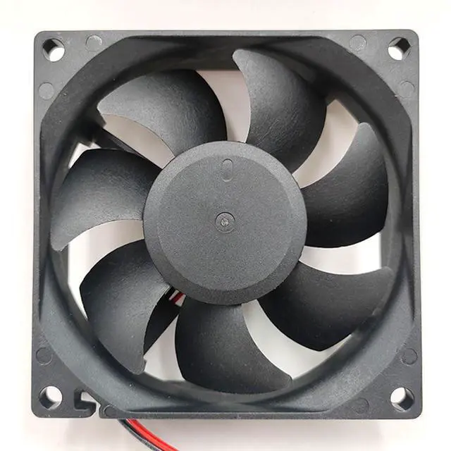 Alt view image 3 of 7 - 80MM Fan DC15V 0.30A 4.5W LD158025S Diameter 8cm X7-250 Small Electric Welder High Airflow Cooling Fan 3800RPM 80 * 80 * 25mm(2pin)