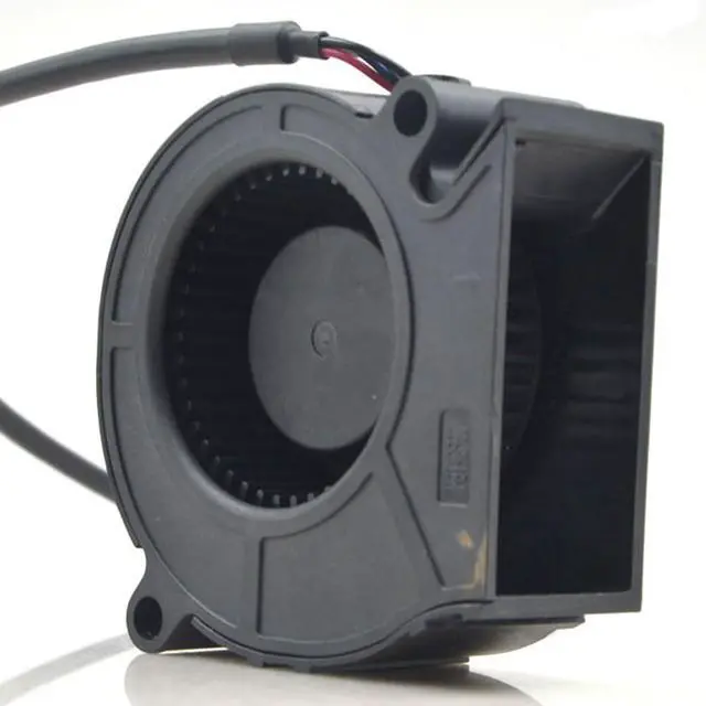 Alt view image 3 of 7 - 75MM Fan DC12V 0.63A 7.56W 7530 4500RPM Computer Motherboard CPU PWM Speed Control Double Ball Side Blowing Turbo Silent Fan 75 * 75 * 30mm (4pin)