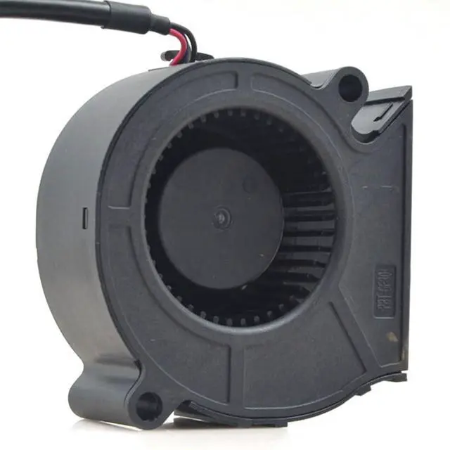 Alt view image 5 of 7 - 75MM Fan DC12V 0.63A 7.56W 7530 4500RPM Computer Motherboard CPU PWM Speed Control Double Ball Side Blowing Turbo Silent Fan 75 * 75 * 30mm (4pin)