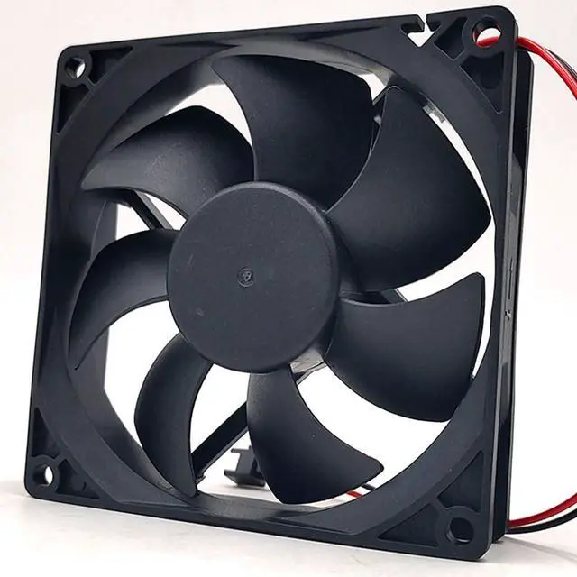 Alt view image 5 of 7 - 90MM Fan DC24V 0.15A 3.6W 9025 4200RPM KDE2409PTB1-6A 9225 Double Ball Inverter Cooling Fan 90 * 90 * 25mm (2pin)