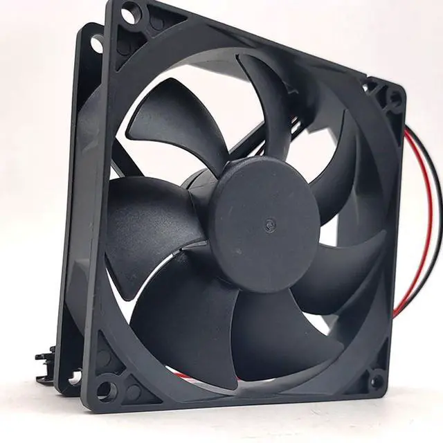 Alt view image 7 of 7 - 90MM Fan DC24V 0.15A 3.6W 9025 4200RPM KDE2409PTB1-6A 9225 Double Ball Inverter Cooling Fan 90 * 90 * 25mm (2pin)