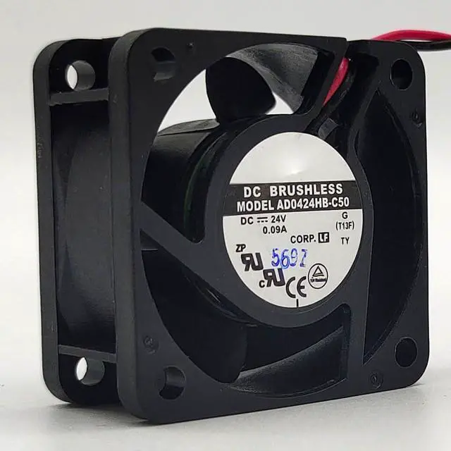 Alt view image 3 of 7 - 40MM 4020 DC24V Fan 0.09A 2.16W 4cm AD0424HB-C50 40 * 40 * 20MM 6500RPM Dual Ball Inverter Silent Cooling Fan (2pin)